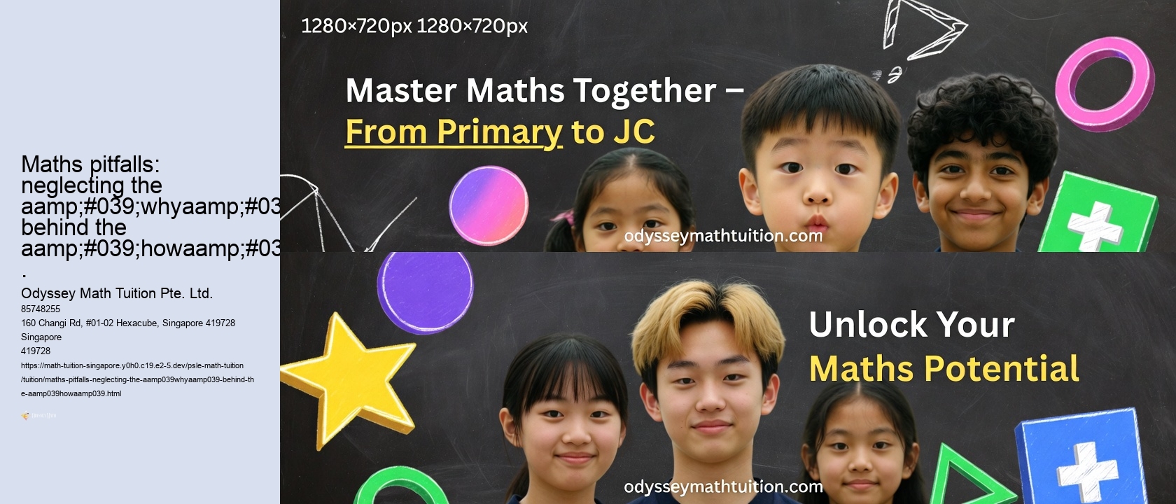 Maths pitfalls: neglecting the aamp;#039;whyaamp;#039; behind the aamp;#039;howaamp;#039;.
