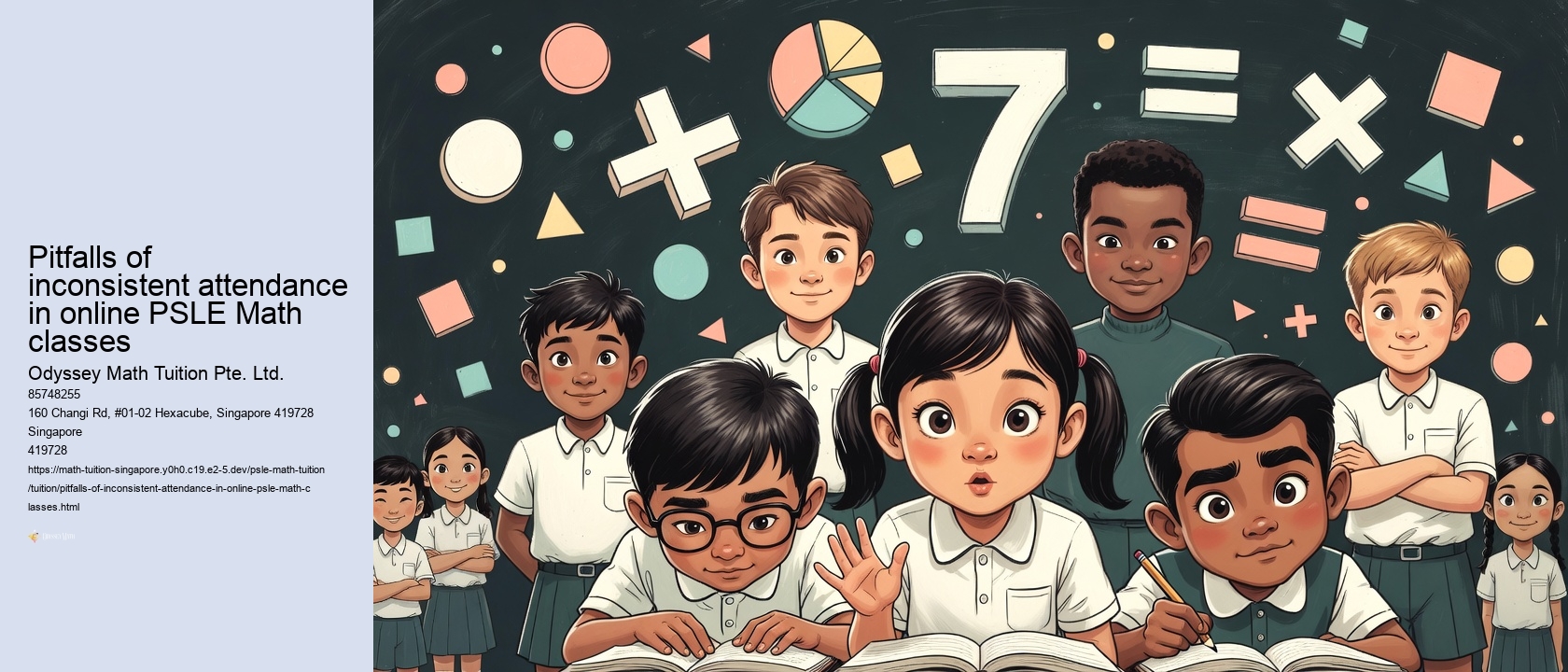 Pitfalls of inconsistent attendance in online PSLE Math classes