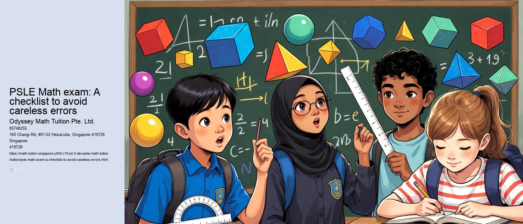 PSLE Math exam: A checklist to avoid careless errors