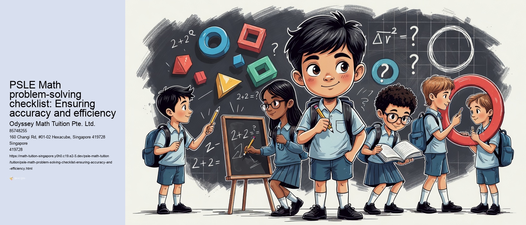 PSLE Math problem-solving checklist: Ensuring accuracy and efficiency