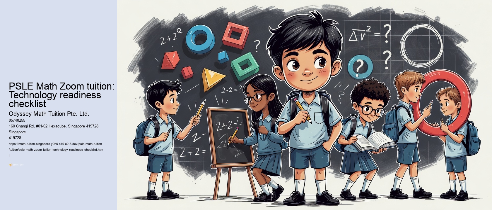 PSLE Math Zoom tuition: Technology readiness checklist