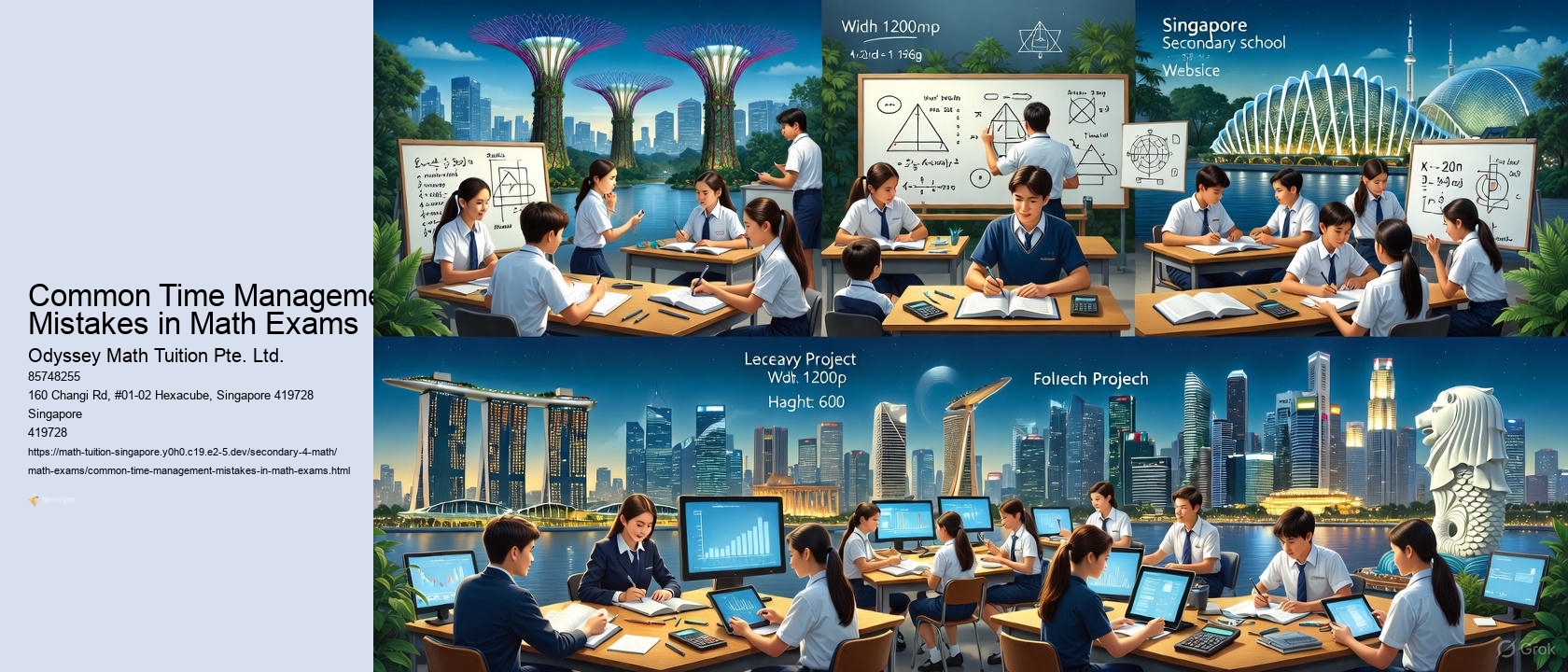 Common Time Management Mistakes in Math Exams