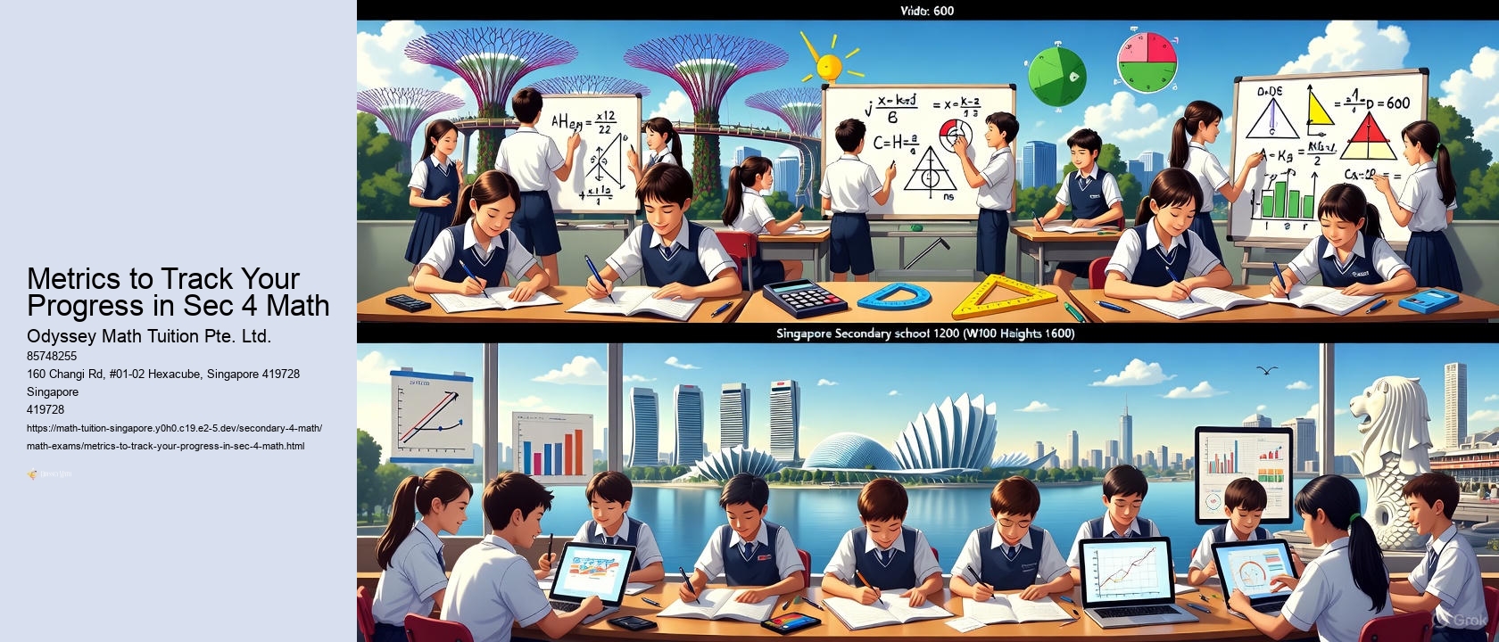 Metrics to Track Your Progress in Sec 4 Math
