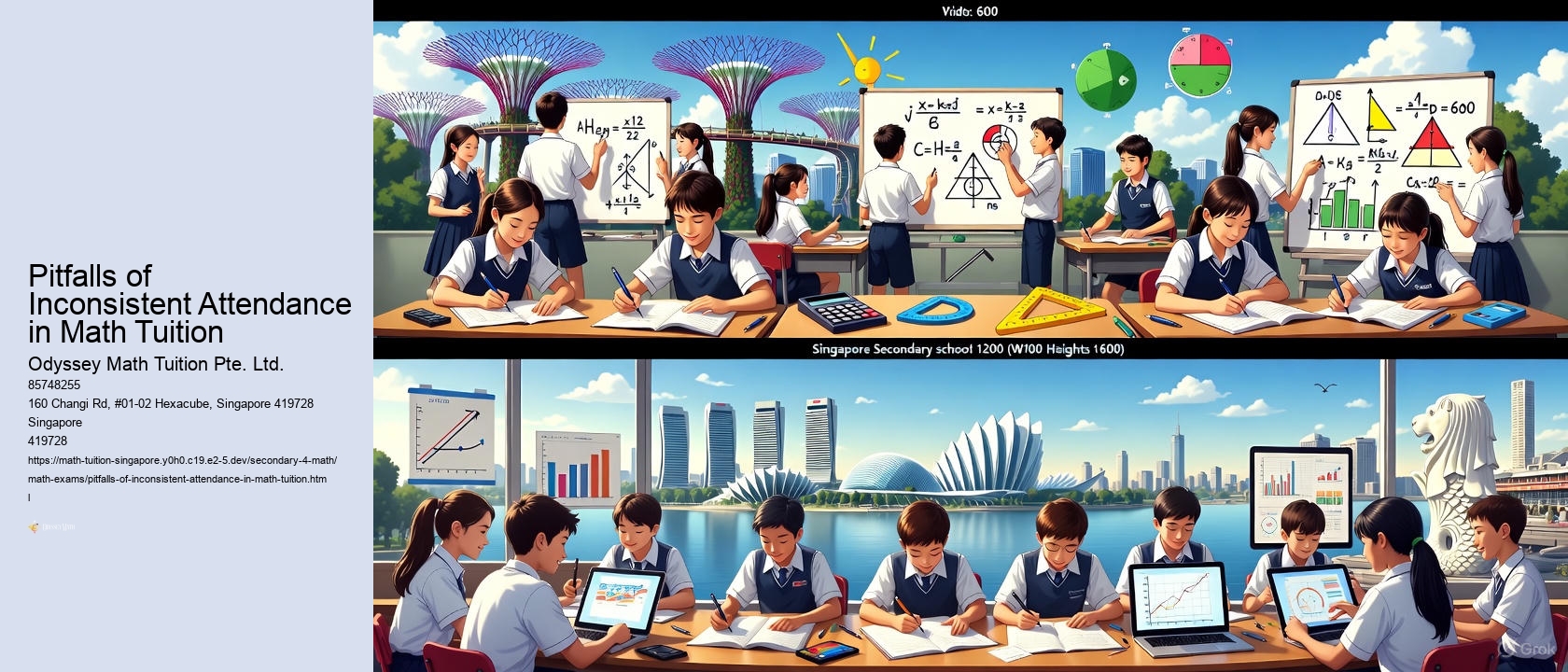 Pitfalls of Inconsistent Attendance in Math Tuition